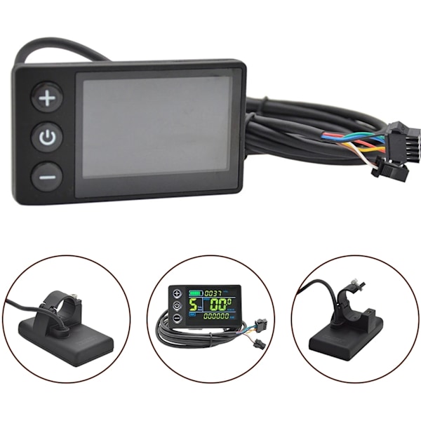 Praktisk S866 Färgglad LCD-display Användarvänlig skärm för cykling
