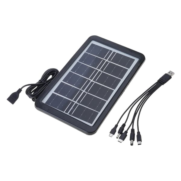 Høykonverterende solcellepanel med USB-port for utendørsaktiviteter