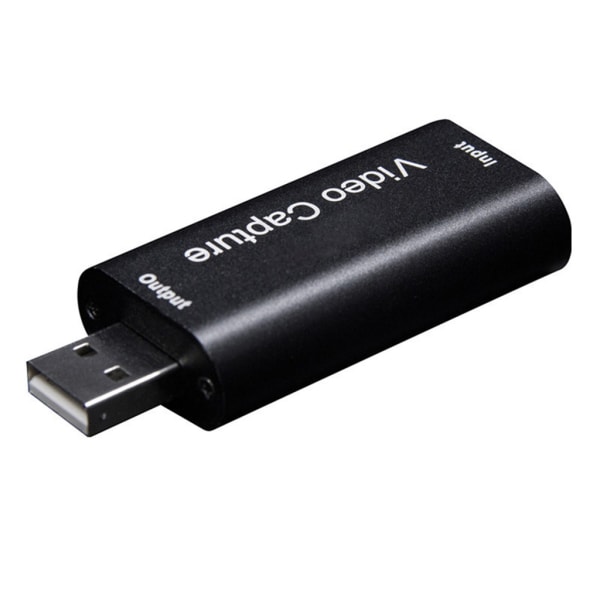 Video Capture Card USB 2.0 HDMI-kompatibel Video Grabber Record Box för spel DVD videokamera Stöd 8/10/12bit Deep Color