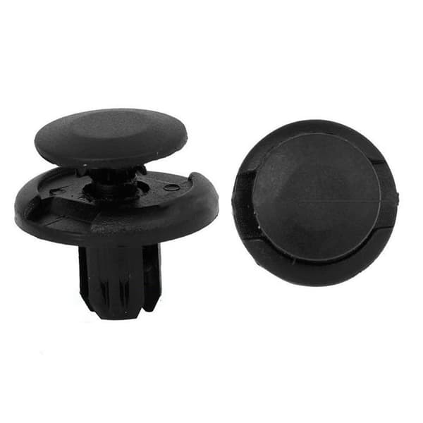 10 stk. Nylon Trim Panel Holder Clips Nitter Fastgørelsesanordninger Sort til