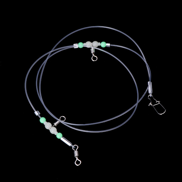 1 grupp fiskeredskap Linje svänger Night Luminous Beads Pins Rolling Connector 130