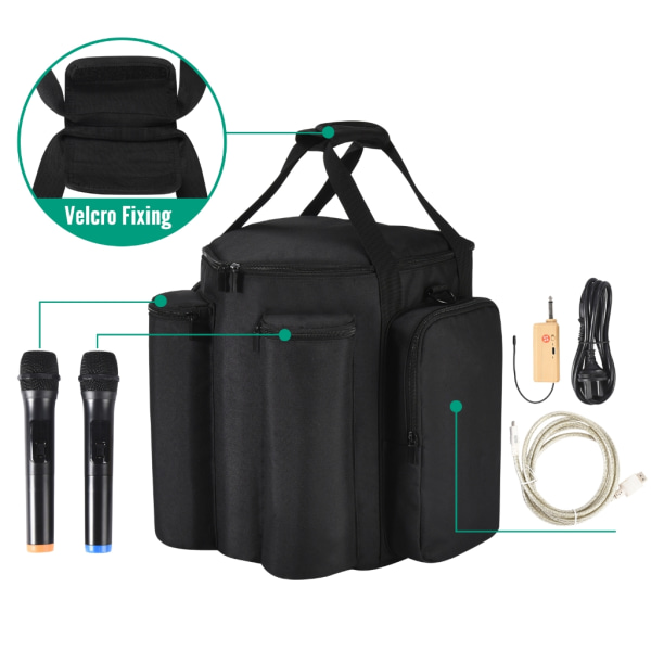 Bärbar bärväska för S1Pro Speaker Multi case med avtagbar axelrem