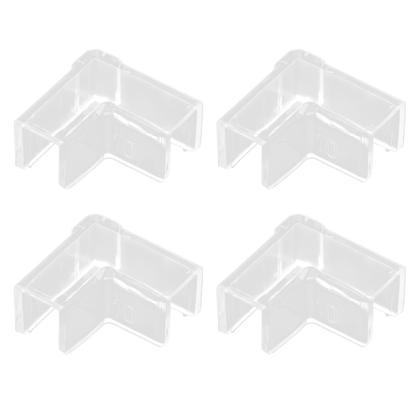4 STK Fish Tank Edges Protector Clear Fish Tank Support Tools Clear Aquarium Fish Tank Glas Cover Protector Enkel installation 8mm