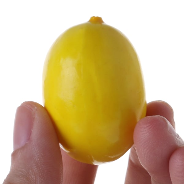 20st verklighetstrogna simulering konstgjord citron Fake Fruit Disply Hem Party Decor