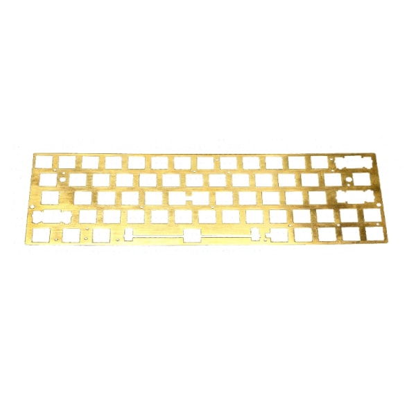 Borstad Finish ANSI Anodiserad Positioneringsbräda Plattmonterade Stabilisatorer för GH60 XD64 DZ60 GK64 Gk64x GK64xs Hot Swap PCB