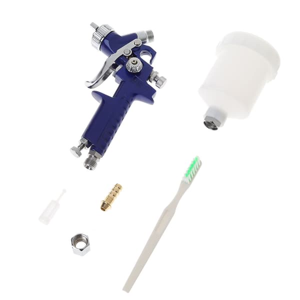 0,8 mm Mini HVLP Färgspruta för Bil Detaljer Touch Up Spruta Gravity