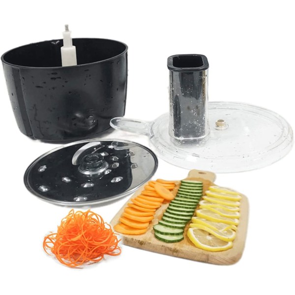 Matberedare Behållare Cutter Kit Multifunktionell matlagningsmaskin Tillbehör för-Vorwerk TM5 TM6 Blender Strimlar Disc