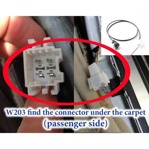 4-benet Aux Interface Stikledning Stærkt Aux Link Kabel til W209 C209 A209
