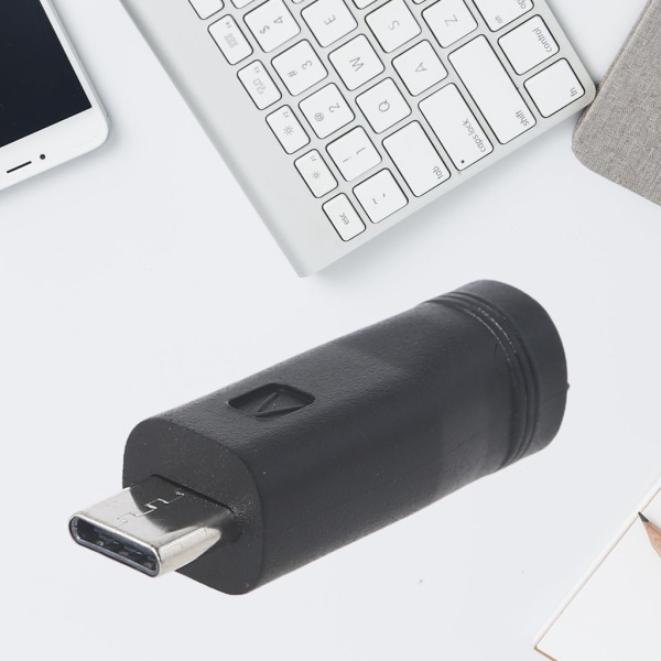 Typ C USB C hane till för DC 5,5x2,1 mm för DC honkontakt Charge Barrel Jack Power för mobiltelefon