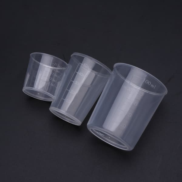 3 stk./sæt 30 50 100 ml multifunktionelle epoxy blandingskopper flydende beholderkopper