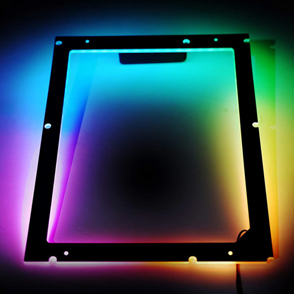 A-RGB Moderkort Lighting Pad 5V 3Pin PC för Case FrameATX MATX ITX MOBO Dekoration Akrylpanel M ATX middle frame