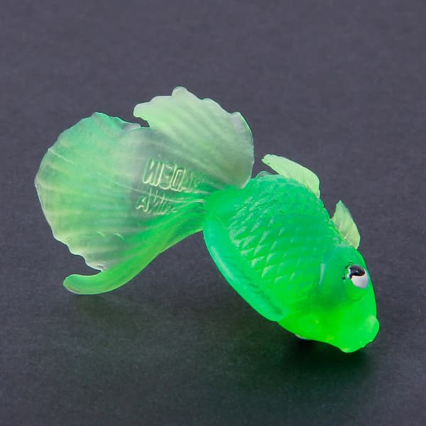 Børn klemmer guldfisk simulation apparat pædagogisk cupcake topper legetøj