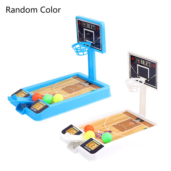 Mini basketstativ Basketbåge inomhusbordsspel Inkluderar 3 bollar 1 basketplan Interaktiv bollleksak för barn