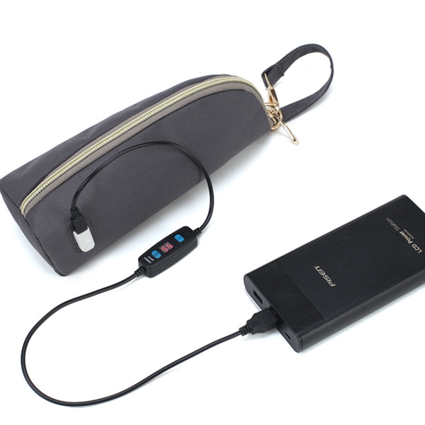 USB Bärbar Resevagnsväska Isolerad Varmvatten Mjölk Snabbisolering