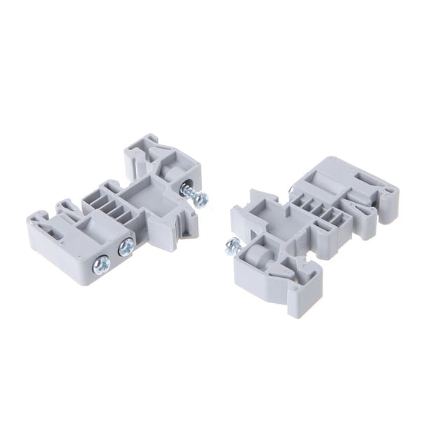 10 st EUK/EUK2 Din Rail Kopplingsplintar Ändstoppsfäste Brandhämmande Fast C Grey