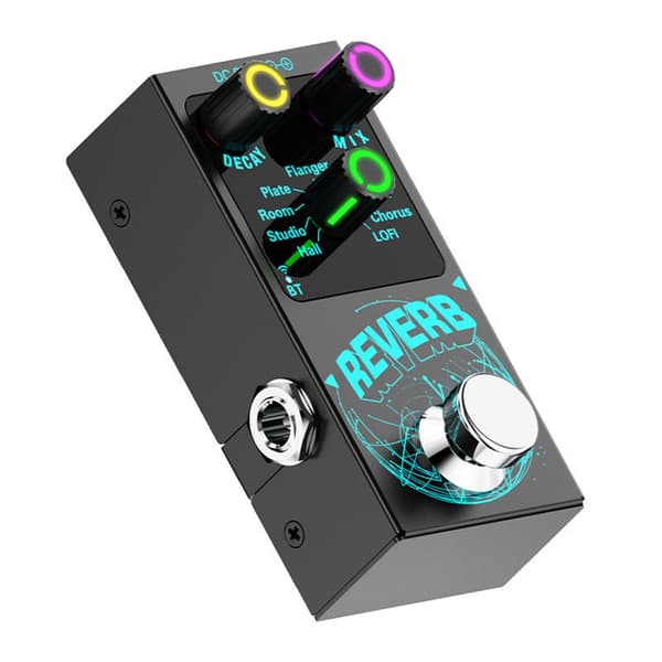 Gitar Reverbs Effektor Enkel Blok Effektor Digital Reverbs Effektpedal