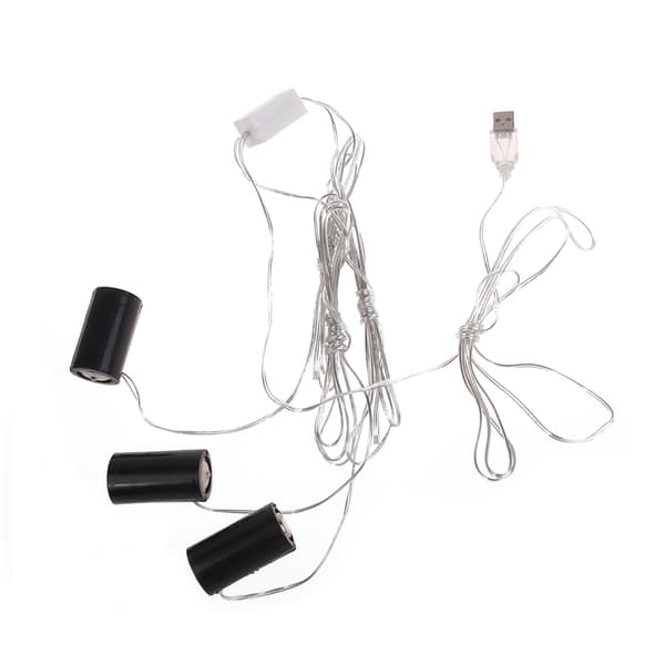 LR14 C batterieliminator USB-strømforsyning erstatter 4,5V 3V C-cellebatteri One for three