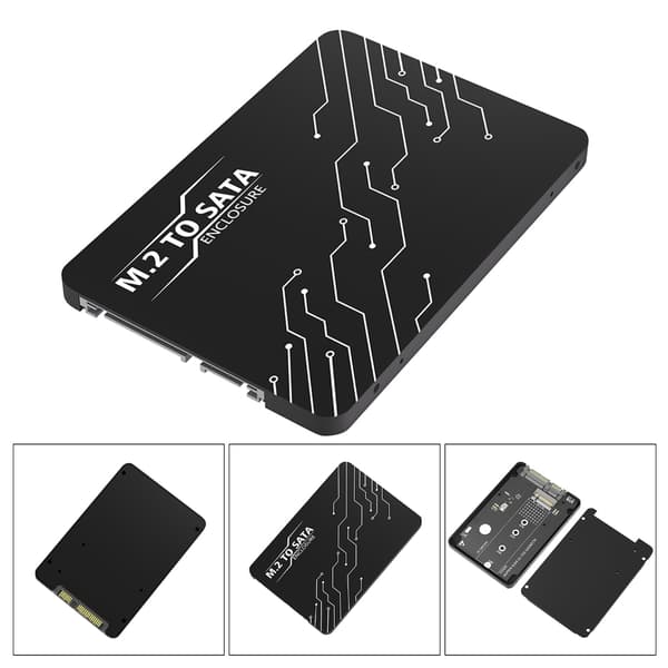 Nøgle NGFF SSD'er til 2,5 tommer SATA-adaptere Kabinet til 2230/2242/2260/2280