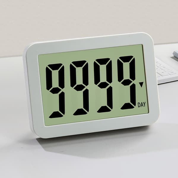 9999-dages nedtællingstimer med magnetisk bagside Elektronisk nedtællingstimer