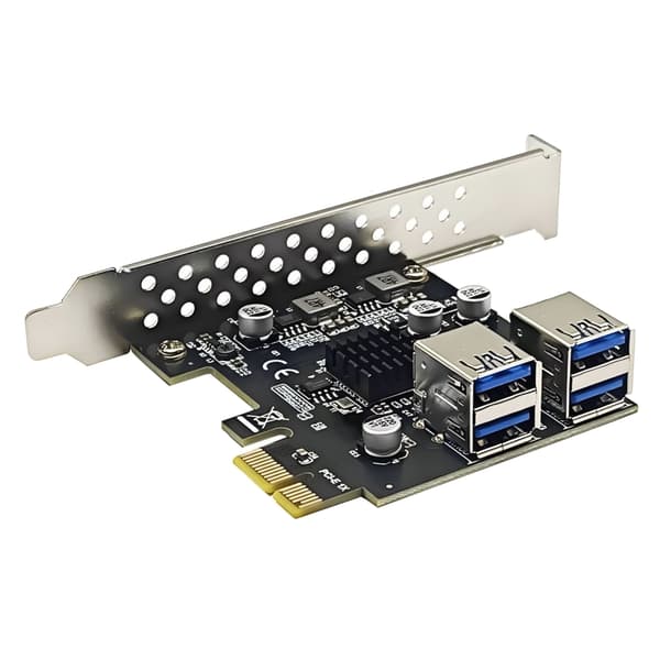 5 Gbps USB 3.2 Gen1 PCIE-kort USB3.0 PCIE X1-kort PCIE USB 3.0-adapter