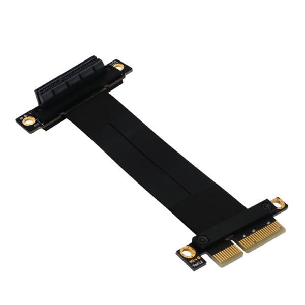 20 cm höghastighets PC PCI för Express 4X Riser Connector Kabel Riser Card PCI-E 4X Flexibel kabelförlängningsadapter 270°