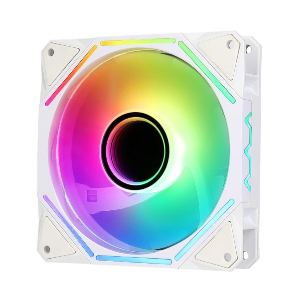 120mm ARGB Fläkt Chassi Kylfläkt Stationär Dator 5V 3Pin Aura Sync PWM CPU Kylfläkt Belysning Radiator Kylare