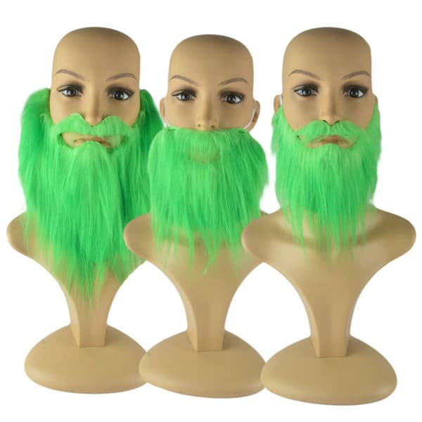 Irländsk grönt skäggprydnad Människokropp Base Desktop Ornament tygleksak null - C