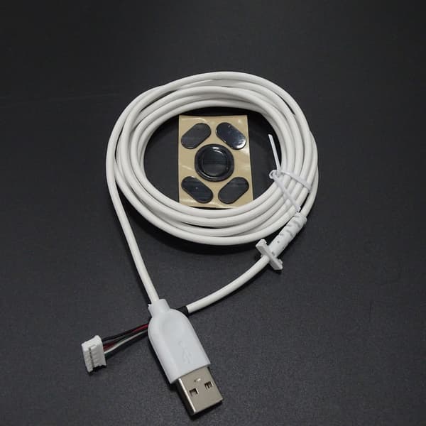 USB-kabel og museføtter for G102 Gaming Mouse erstatningsledning Black