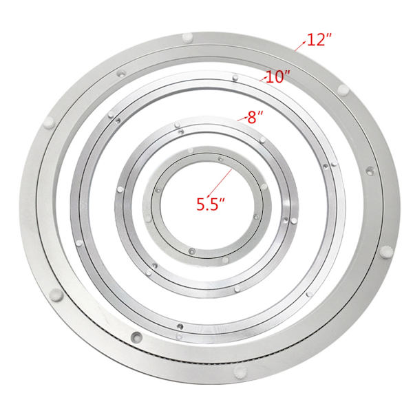 Kraftig svängplatta Lazy Susan rund skivspelare Vridbas Roterande lagerplatta Vrid enkelt (5,5"/8"/9"/12") 5 inch