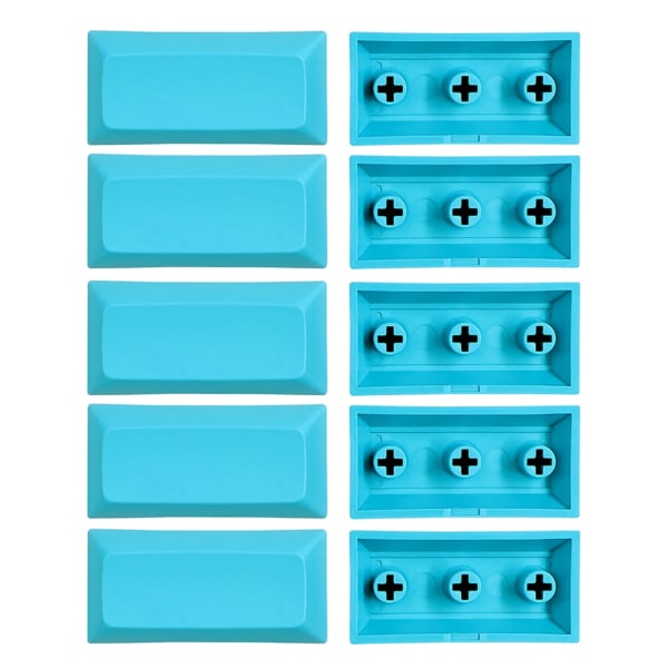 DSA 2U Tangentbordstangentuppsättning PBT Blank Tangentbordstangenter DSA Profil 2U Höjd Tangentbordstangentuppsättning För Mekaniskt Gamingtangentbord 10ST