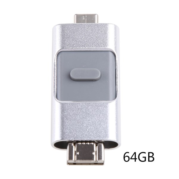 Bärbar Type-C Dator Kryptering 16GB /32GB /64GB Type-C Dator 3-i-1 USB-minne