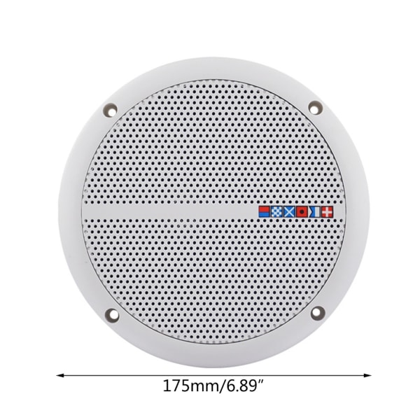 WEAH-600 Vattentät takhögtalare 25W 4Ω Passiv utomhushögtalare för Badrum Pool Kök, Veranda