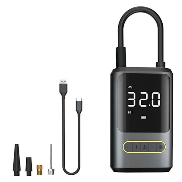 Bil Luftkompressor Mini-Bärbar Trådlös Digital Elektrisk Inflator Pump Uppblåsbar för Bil Motorcykel-Cykel Däck 80W