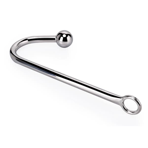 Anuses Butt Plug Hook ruostumaton teräs Anuses Köysikoukku pallolla Bondage-lelu
