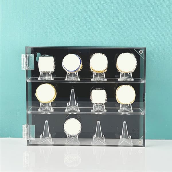 Akryl Baseball Ringer Utstillingsvindu Slots Display Case for Samlerringer