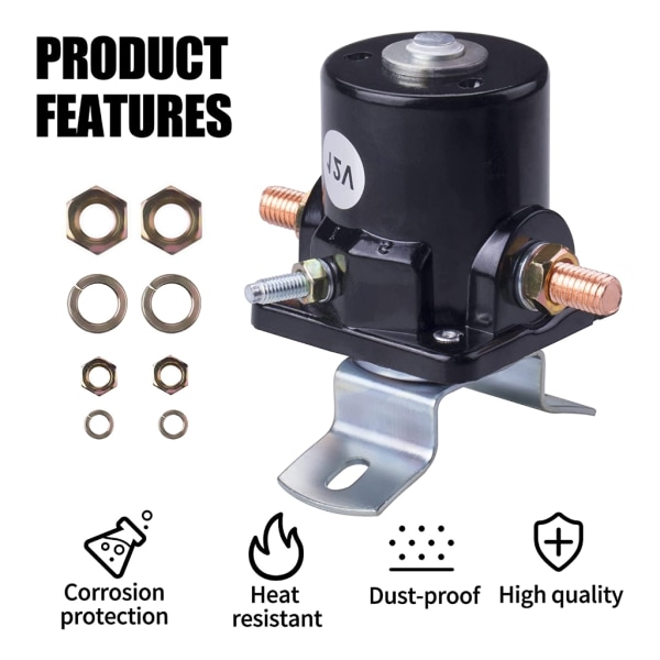 Elektrisk 240-14008 Nytt magnetrelä för 12V FORD:2N, 8N, 9N traktorer 8N-11450, Sw218, Sw355 10-FO218-12V Startmotor