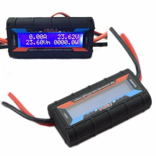 Wattmeter Bærbar Gjenbrukbar 150A Digital Elektrisk Motor Effektanalysator