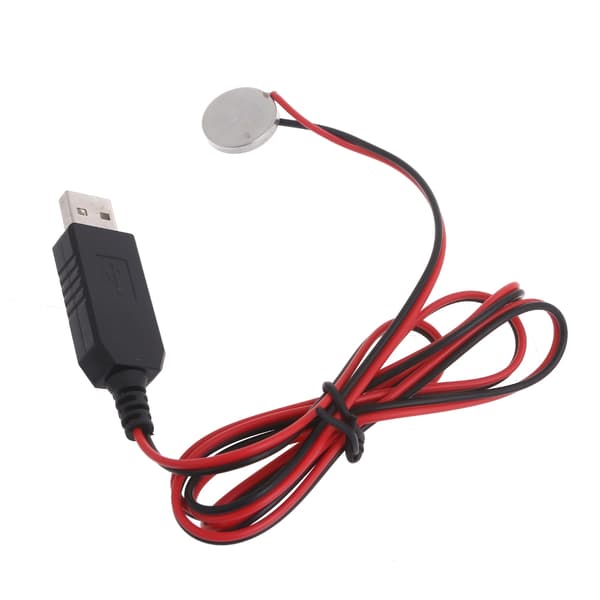 USB til 3V CR2032 dummybatteri ladekabel for CR2032 3V knappcelle