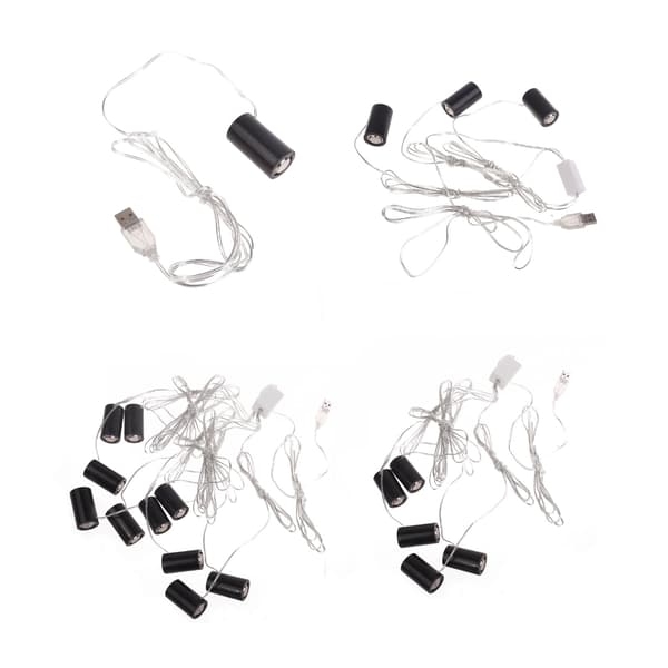 LR14 C batterieliminator USB-strømforsyning erstatter 4,5V 3V C-cellebatteri One for three