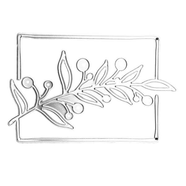 Metallstansar Kolstål Stenciler Växter Skärformar för DIY Scrapbooking
