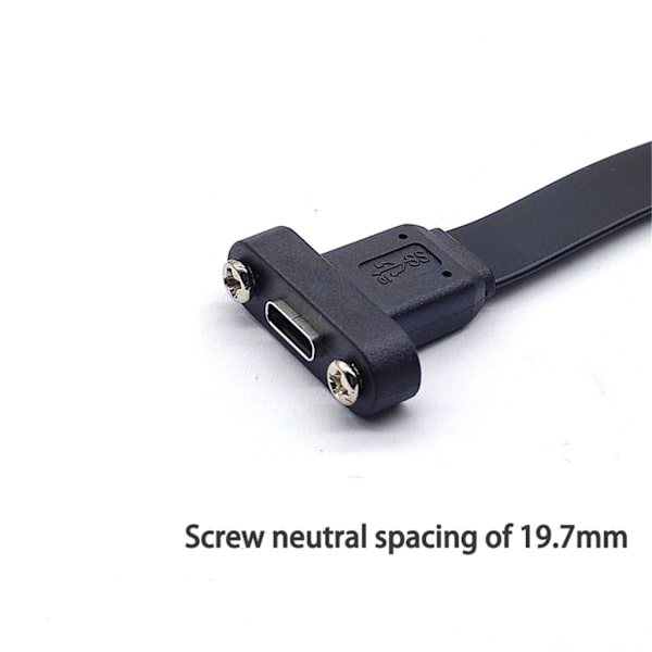 USB3.2 Frontpanel Header Typ E till USB C Hona Förlängningskabel Hög Hastighet