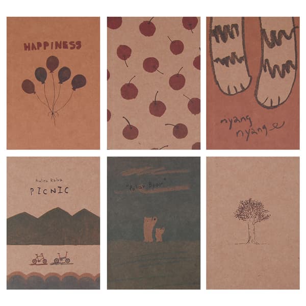 Notesbog Blank Side Malepapir Bog Journal Dagbog Notesblok Memoblokke Forsyninger