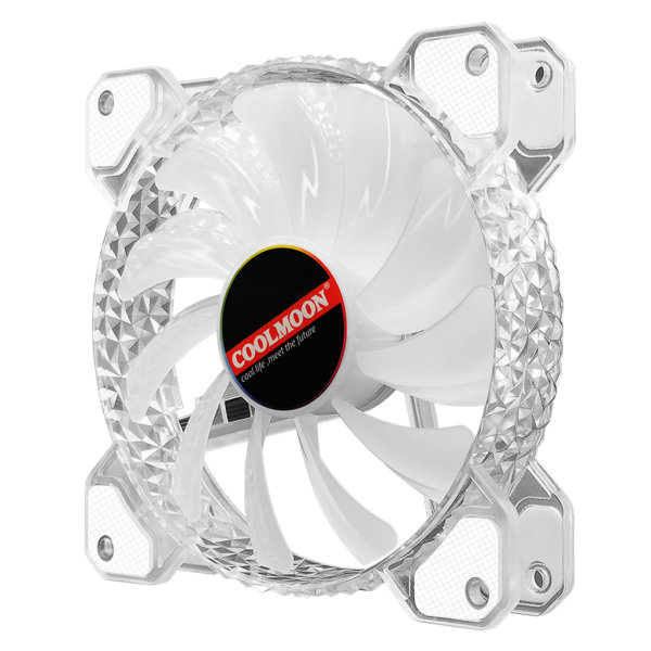 Diamond 120 mm fläktkylning PC-dator för case PWM 6PIN Justerbar Silent Cooler Mute RGB Fan Radiator Aura Sync D