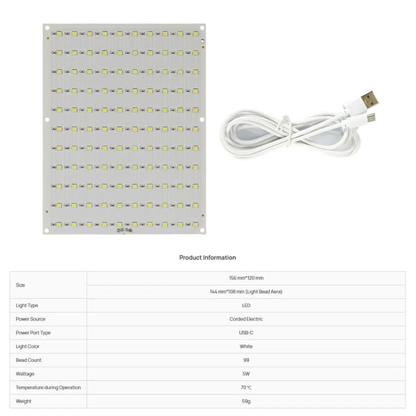 Til Lab LED-baggrundsbelysningskort til CMYK Litofan Led Panel Udskiftning
