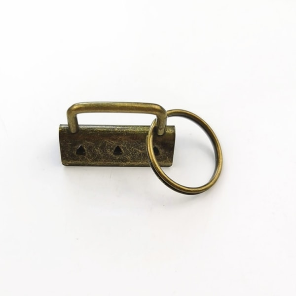 32 mm Nyckelbricka Hårdvara Set Praktisk nyckelringarmband med delad ring Nyckelring Tofsar bomullssvansklämma för nyckelband