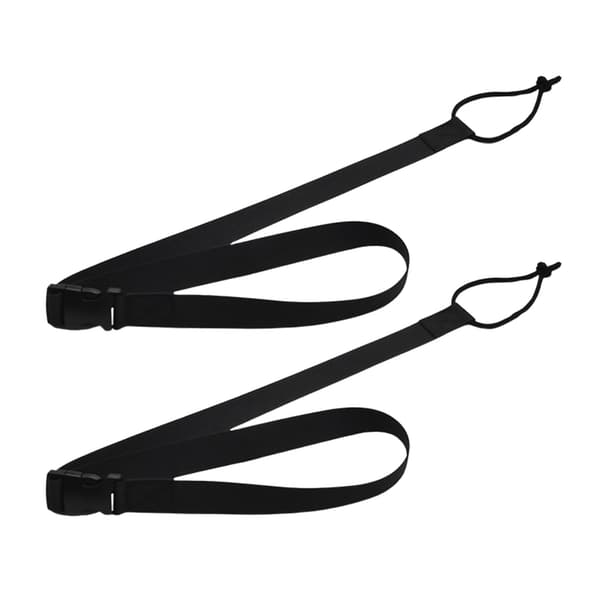 2 stk. skibræt-fastgørelsesrem med quick release-spænder, snowboardrem