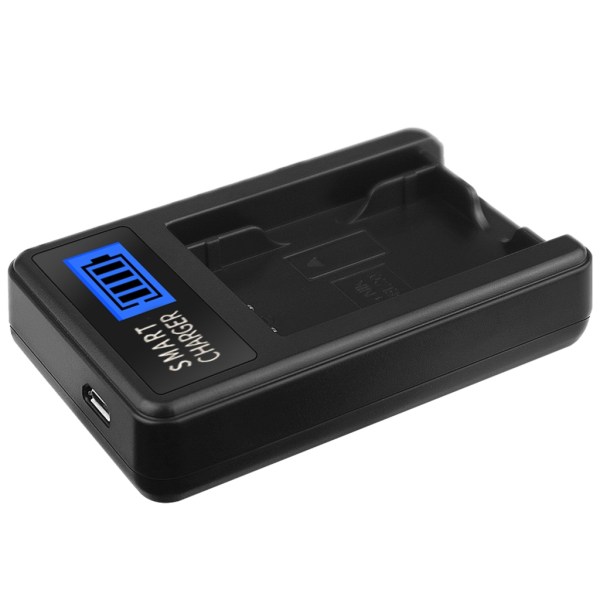 Bärbar EN-EL20 LCD-skärm Enkel laddare Ersättning för 1 AW1 J1 J2 J3 J4 PM006 Kamerabatterier LCD-laddare