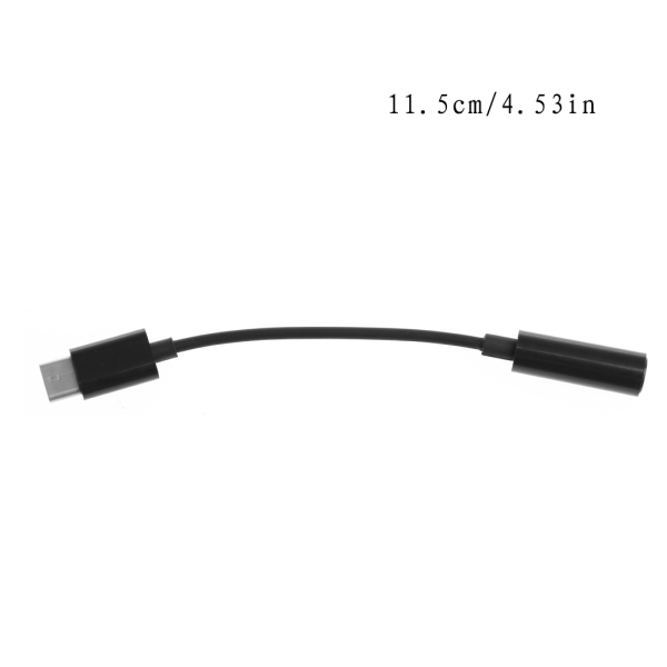 Stereodongel typ C hjälpsladd USB typ C hane till 3,5 mm ljudjack hörlursadapter för S20/S20+/S20 Ultra/Note10