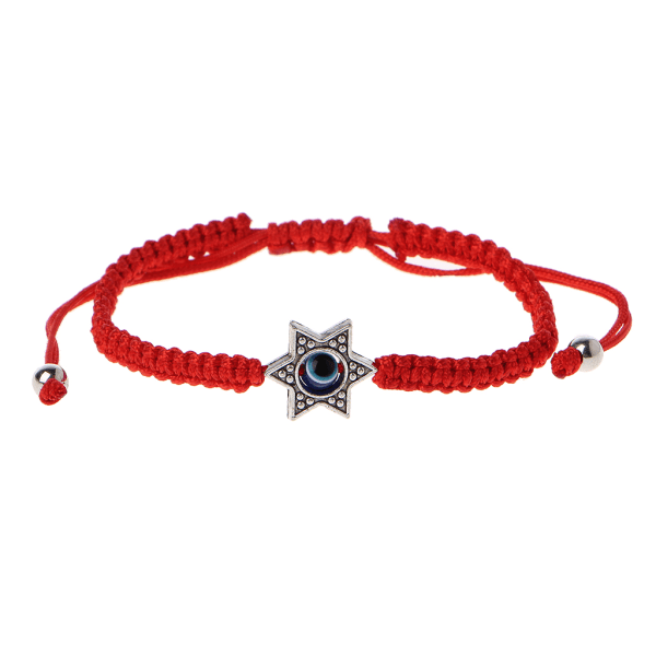 Lucky Kabbalah Red String Hamsa Armband Blue for Evil Eye Fatima Hand Armband Smycken Dekoration Present för kvinnor Män T B