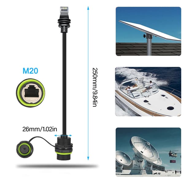 Netværksadapterkabel til Gen3 Mini-satellit til RJ45-konvertering